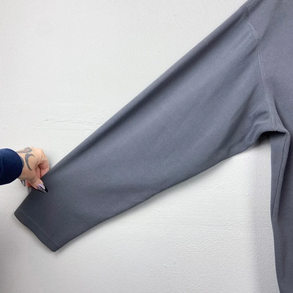 The North Face Mens Gray 1/4 Zip Pullover‎ Sweatshirt Shirt XL Thermal Gorpcore